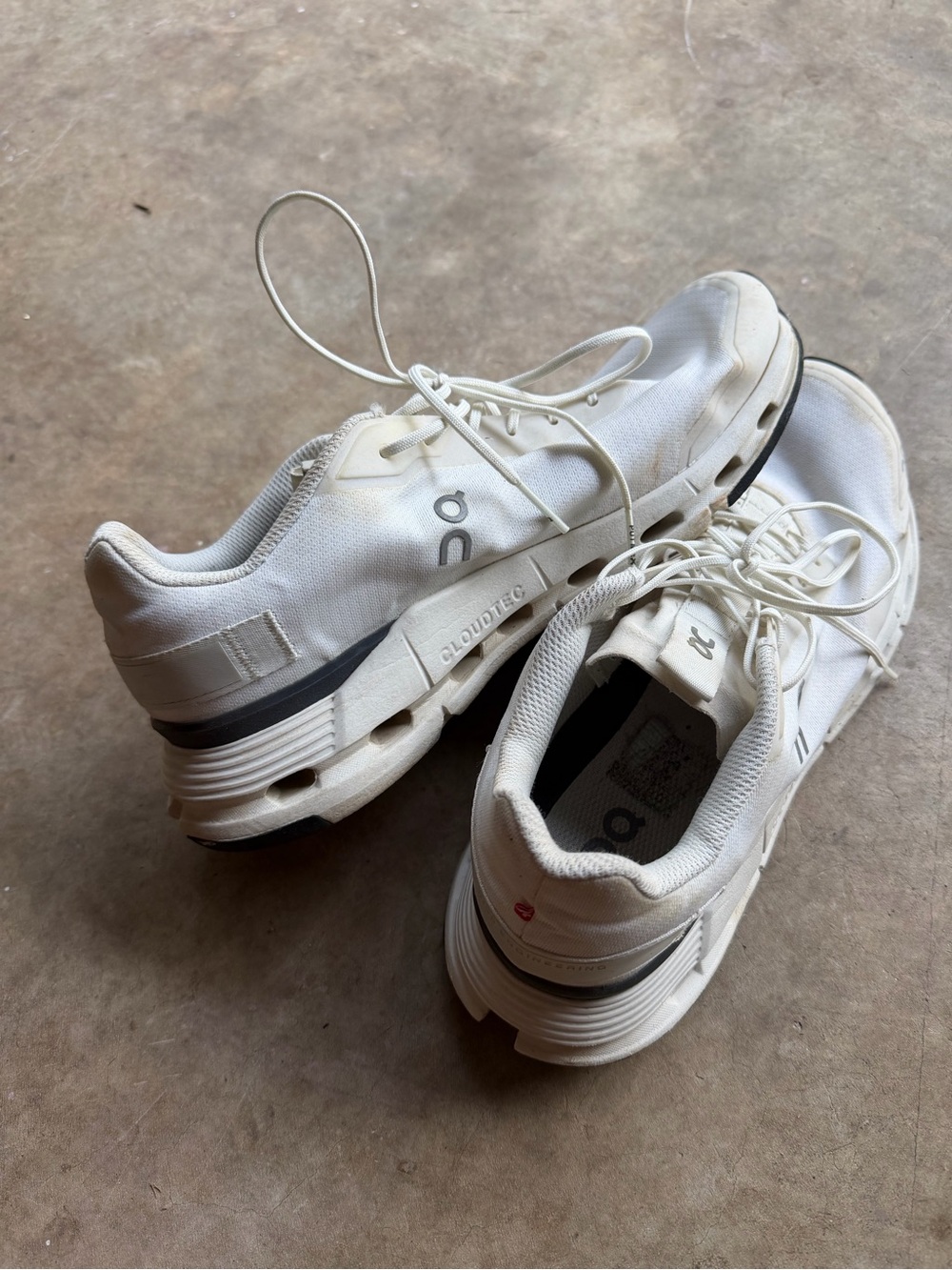 On cloud Nova Running Men's White Athletic Cloudtec Sneakers